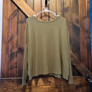 Olive Green Women's Top